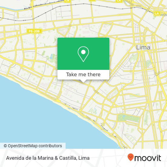 Mapa de Avenida de la Marina & Castilla