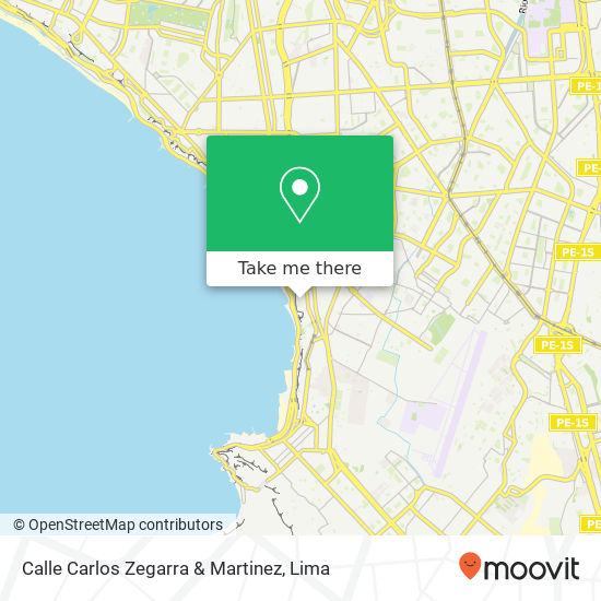 Calle Carlos Zegarra & Martinez map