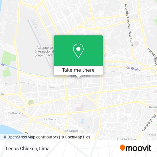 Leños Chicken map