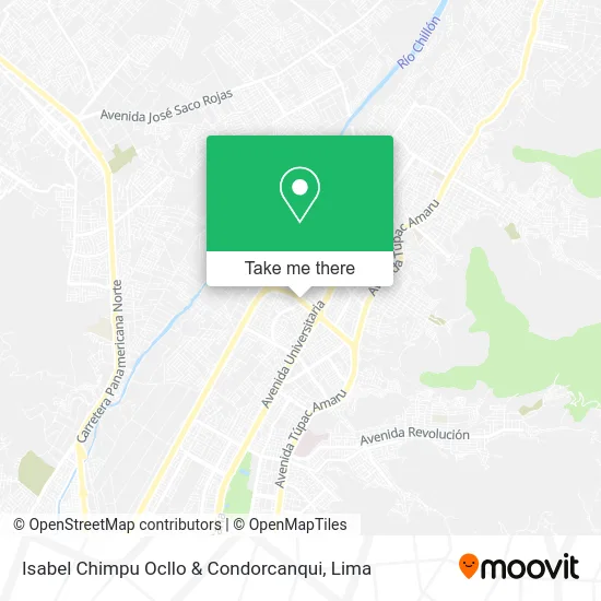 Isabel Chimpu Ocllo & Condorcanqui map