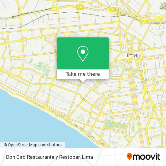 Don Ciro Restaurante y Restobar map