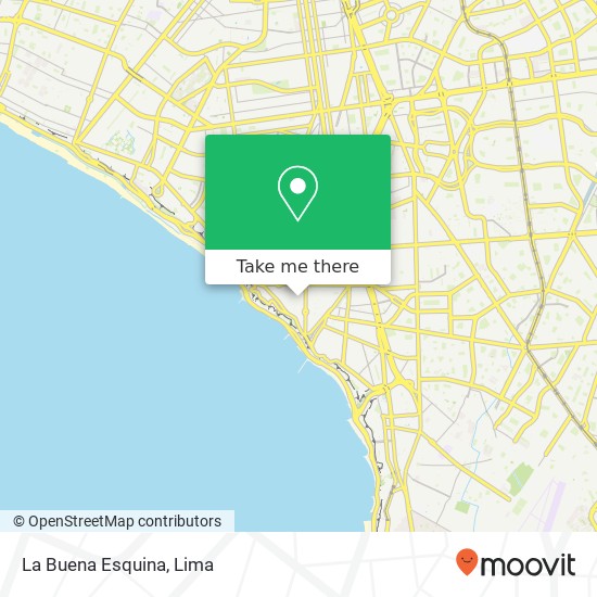 La Buena Esquina map