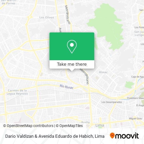 Dario Valdizan & Avenida Eduardo de Habich map