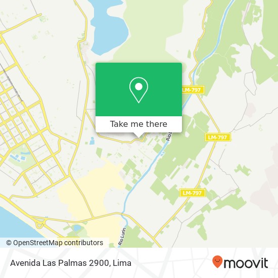 Avenida Las Palmas 2900 map