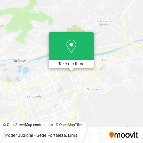 Poder Judicial - Sede Fortaleza map
