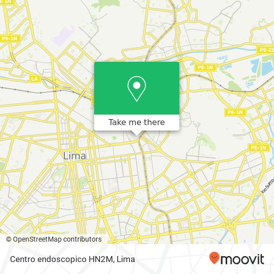 Centro endoscopico HN2M map