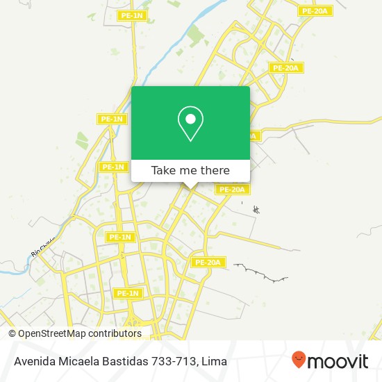Avenida Micaela Bastidas 733-713 map