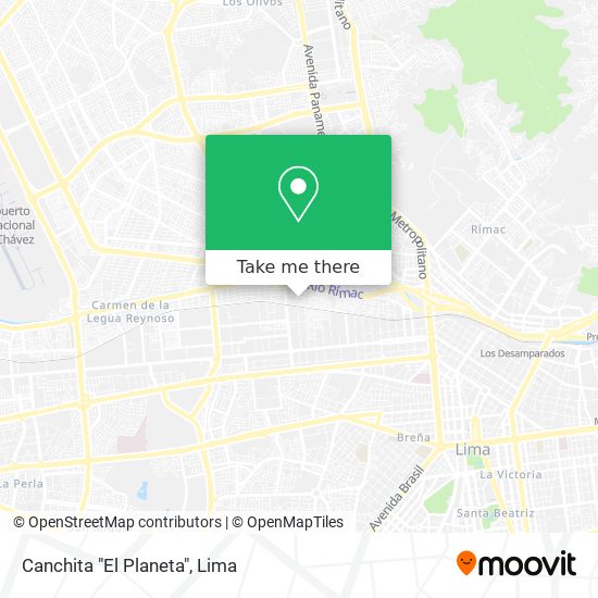 Mapa de Canchita "El Planeta"