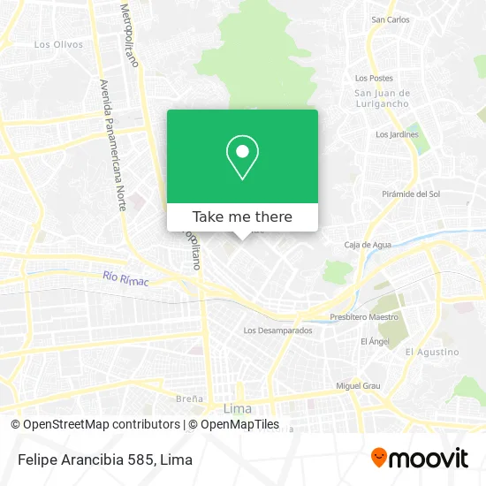 Felipe Arancibia 585 map