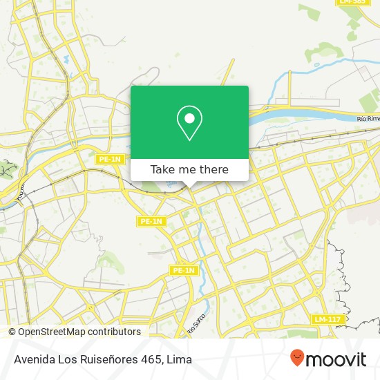 Avenida Los Ruiseñores 465 map