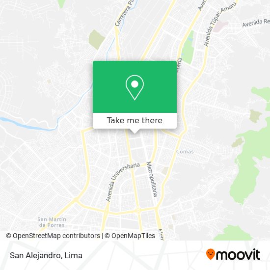 Mapa de San Alejandro
