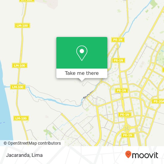 Jacaranda map
