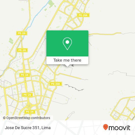 Jose De Sucre 351 map