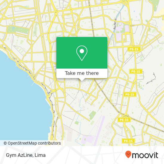 Gym AzLine map