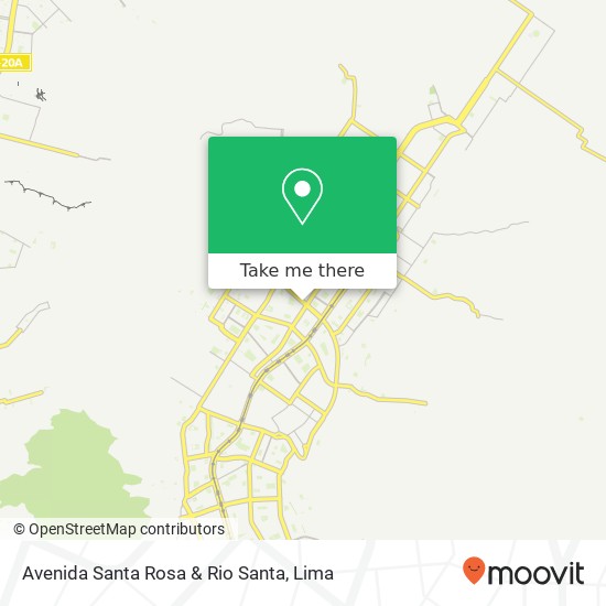 Avenida Santa Rosa & Rio Santa map