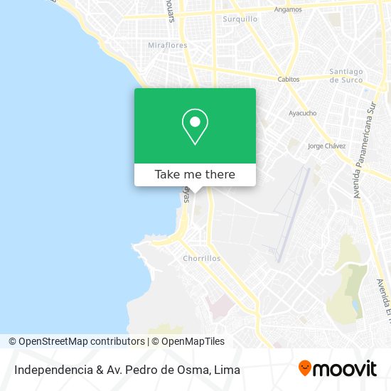 Independencia & Av. Pedro de Osma map