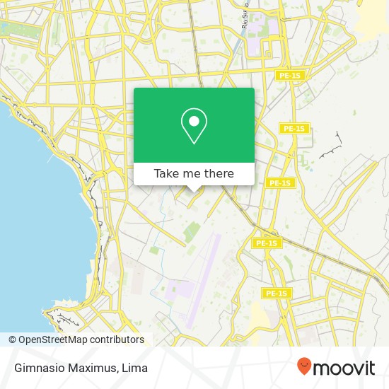 Gimnasio Maximus map