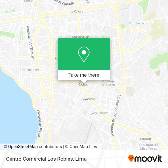 Centro Comercial Los Robles map