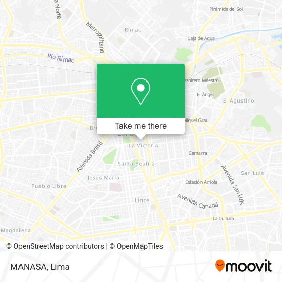 Mapa de MANASA