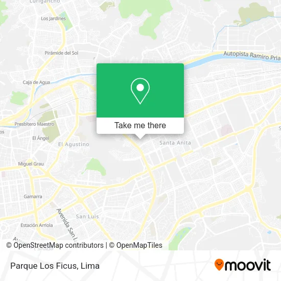 Mapa de Parque Los Ficus