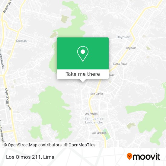 Los Olmos 211 map