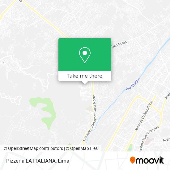 Pizzeria LA ITALIANA map