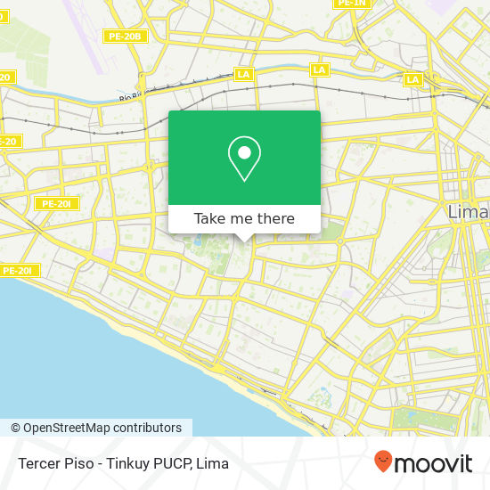 Mapa de Tercer Piso - Tinkuy PUCP