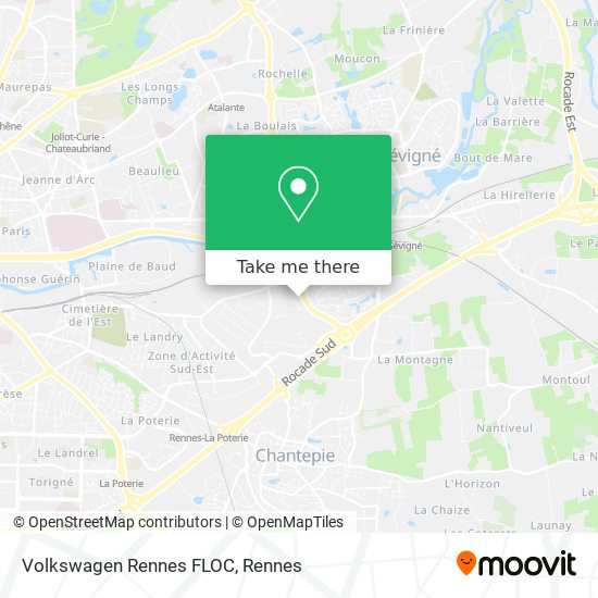 Volkswagen Rennes FLOC map