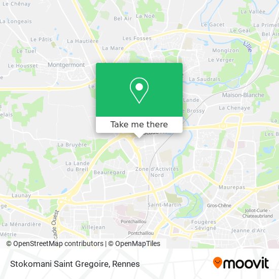 Stokomani Saint Gregoire map