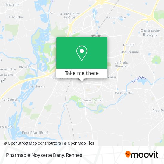 Mapa Pharmacie Noysette Dany