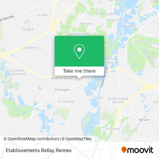 Etablissements Bellay map