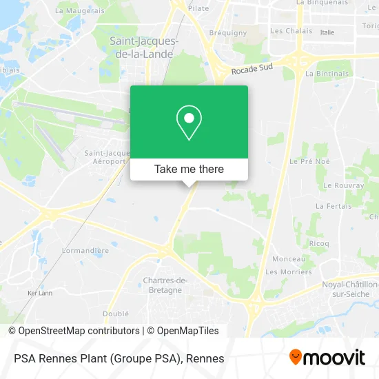 PSA Rennes Plant (Groupe PSA) map