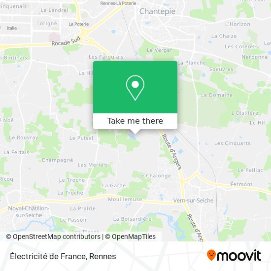 Électricité de France map