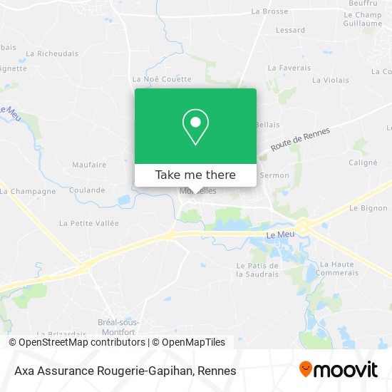 Mapa Axa Assurance Rougerie-Gapihan
