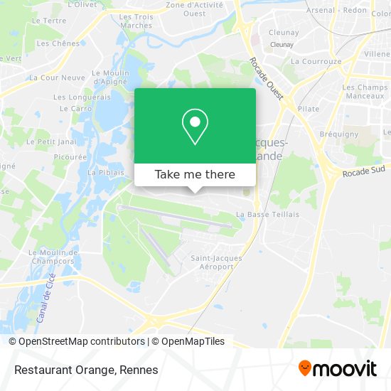 Restaurant Orange map