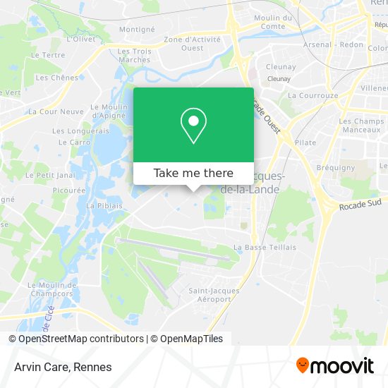 Arvin Care map