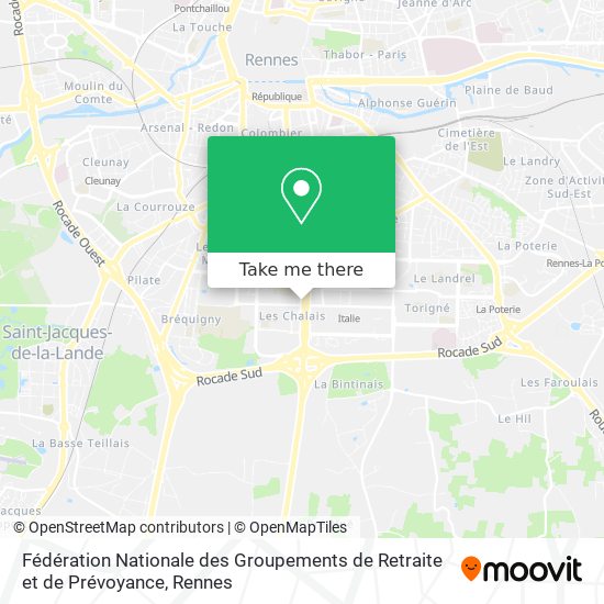 Mapa Fédération Nationale des Groupements de Retraite et de Prévoyance