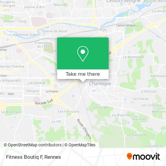 Mapa Fitness Boutiq F