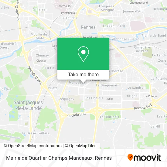 Mairie de Quartier Champs Manceaux map