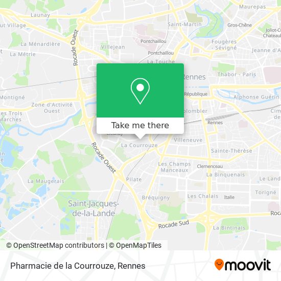 Pharmacie de la Courrouze map