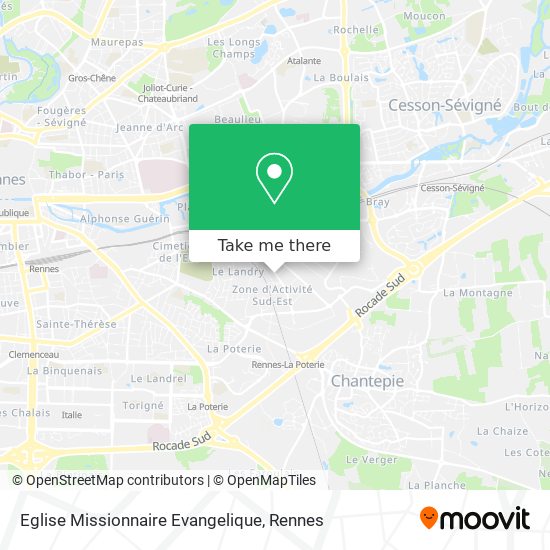 Eglise Missionnaire Evangelique map