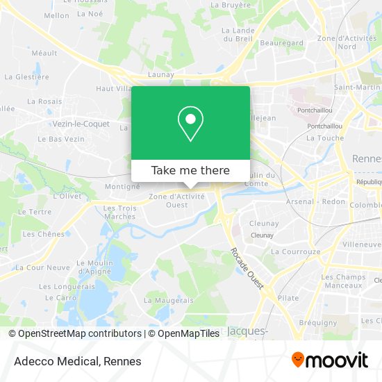 Adecco Medical map