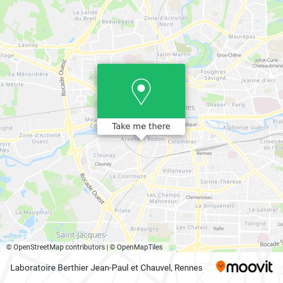 Laboratoire Berthier Jean-Paul et Chauvel map