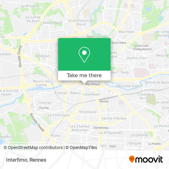 Interfimo map