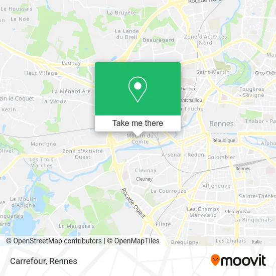 Carrefour map