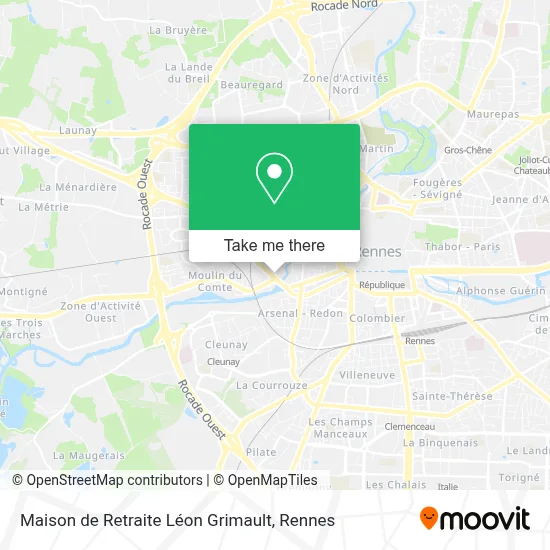 Maison de Retraite Léon Grimault map