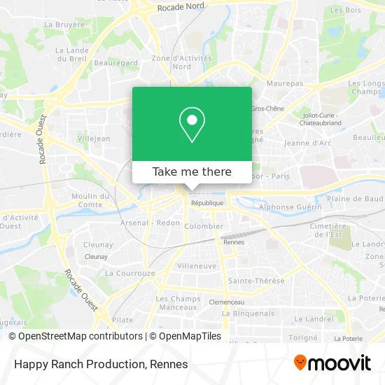 Happy Ranch Production map