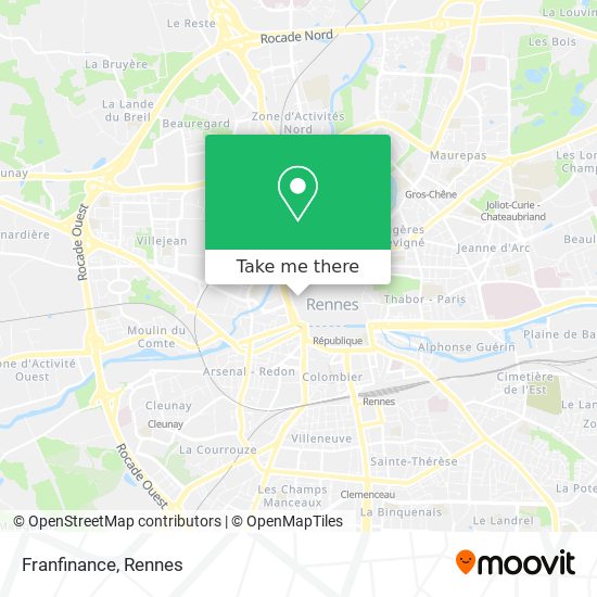 Franfinance map