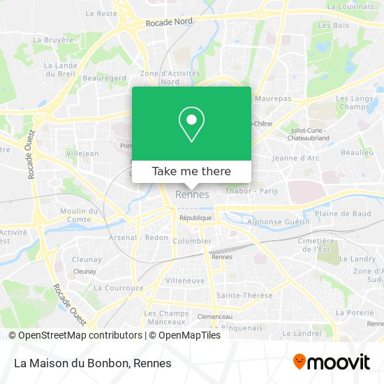 Mapa La Maison du Bonbon