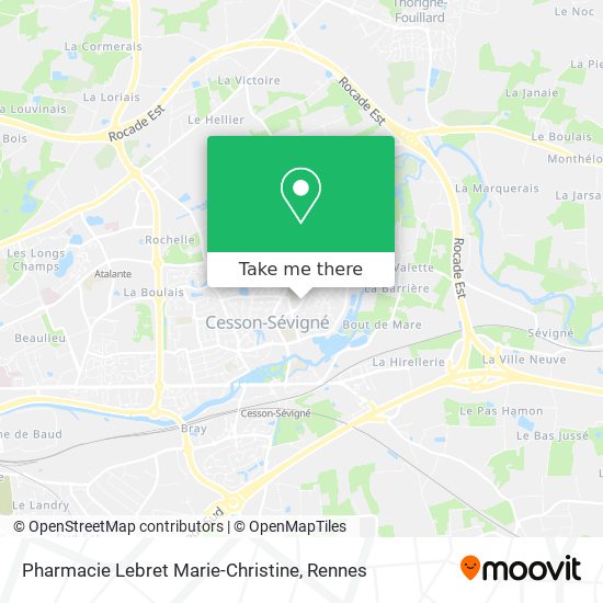 Pharmacie Lebret Marie-Christine map